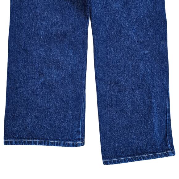 Straight Leg Jeans Plus Size 14 Avg Dark Wash Cotton Denim Venezia High Rise - Picture 8 of 10